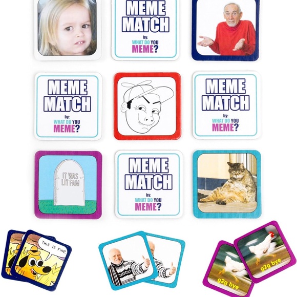 “What Do You Meme” Meme Match Tile Game. A Millennial Spin on a Classic Game! - Picture 6 of 6